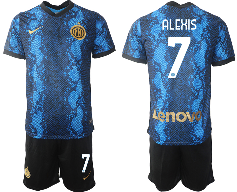 Men 2021-2022 Club Inter Milan home blue #7 Nike Soccer Jersey